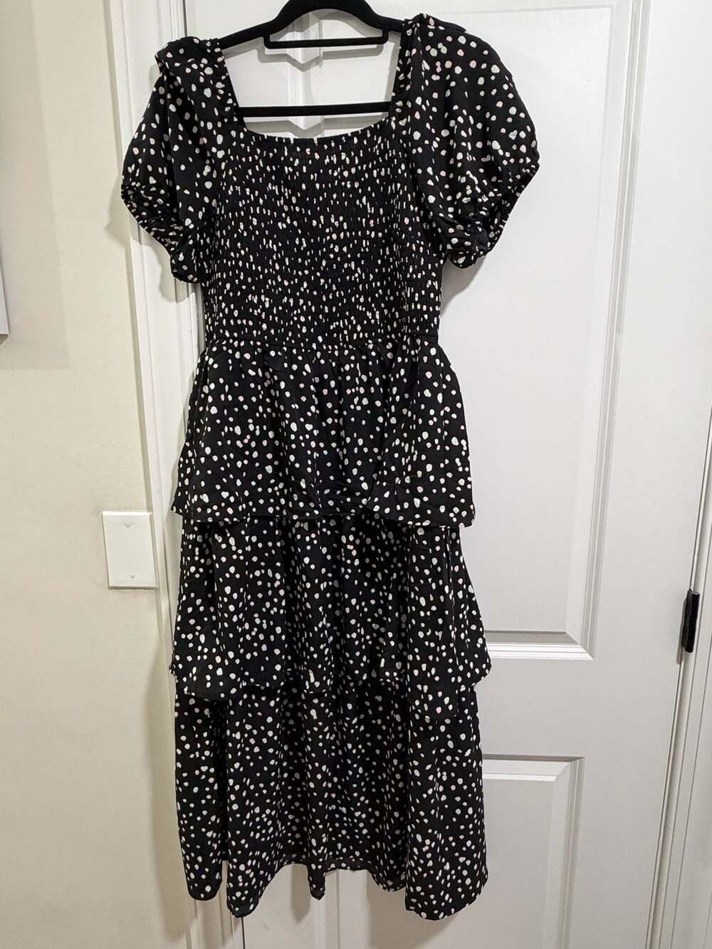 BTFBM Womens Polka Dot  Maxi Dress size medium
